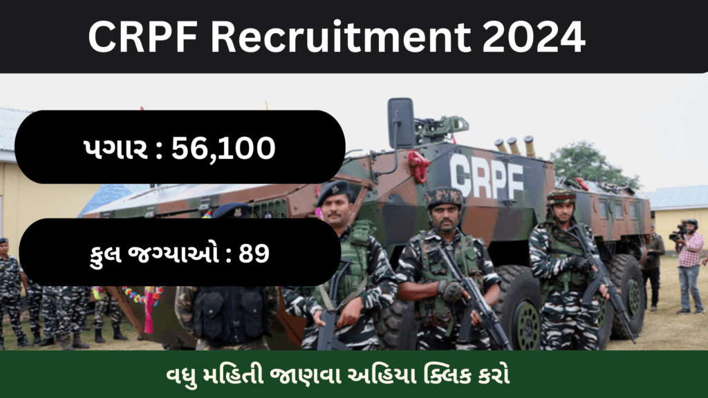 CRPF Recruitment 2024