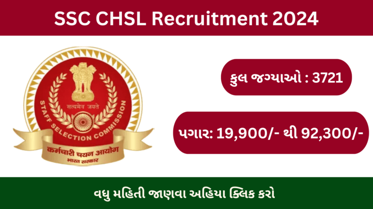 SSC CHSL New Recruitment 2024
